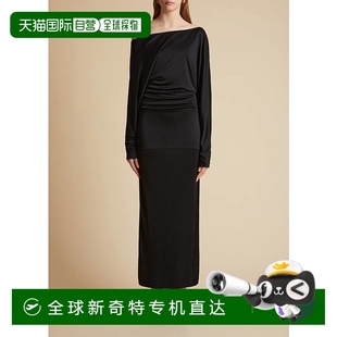 美国奥莱直发 自营 khaiteJunet 黑色连衣裙 黑色