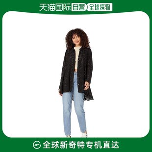 女士 蕾丝休闲 衬衫 free people 美国直邮 圆领长袖