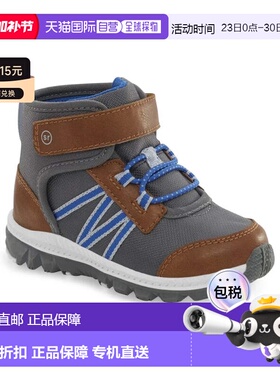 自营Youth Stride Rite Freya KB027702 Boots Gray Brown Ankle