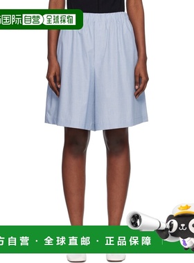 1h可退 香港直邮潮奢 Baserange 女士 蓝色 Claude 短裤 SSCL