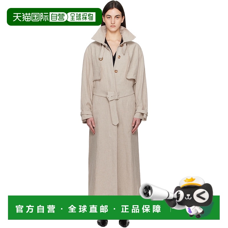 1h可退 香港直邮潮奢 La Collection 女士 米色 Jocasta 风衣 JOC