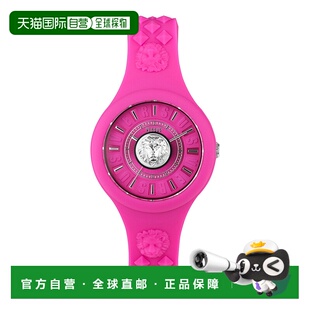 自营 versus versace火岛狮子表带腕表 - 粉色/粉色/粉色 美国奥