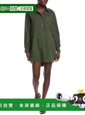 自营sadie & sageSage the Label Dominique大号衬衫裙-绿色 美国