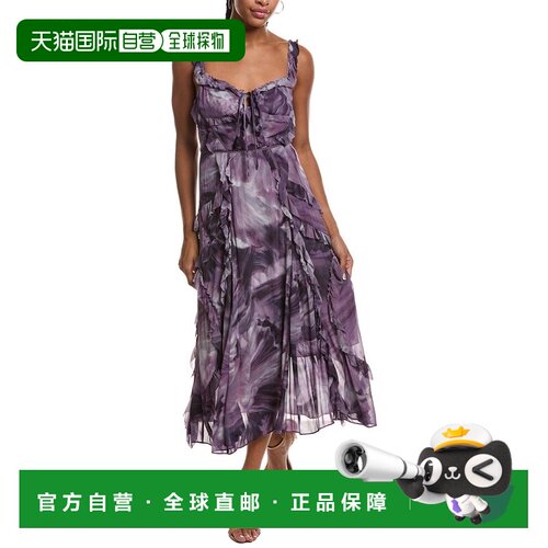 自营marchesa notteMarchesa Night Midi Day Day Dress-紫色 美