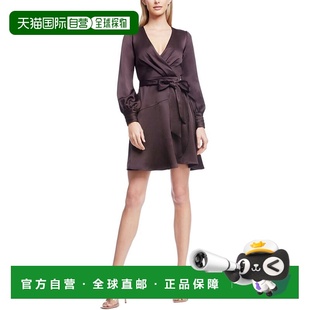 自营Dress The Population Darla Fit & Flare Dress - mocha 美