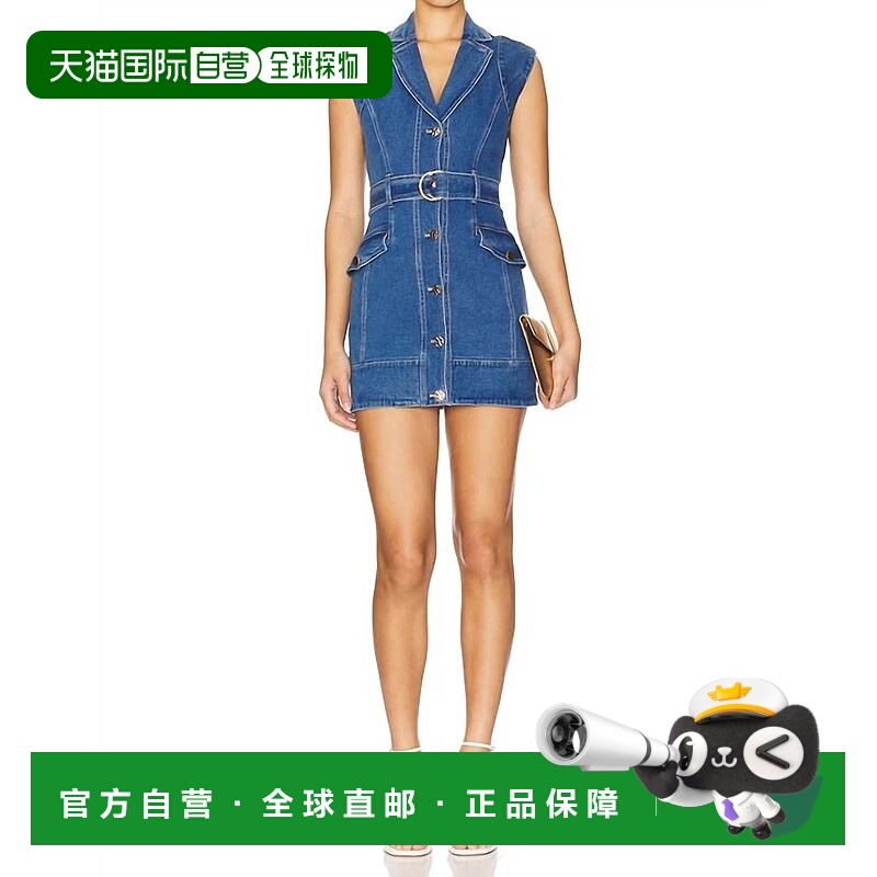 自营karina grimaldiSelena Dress In Denim 美国奥莱直发