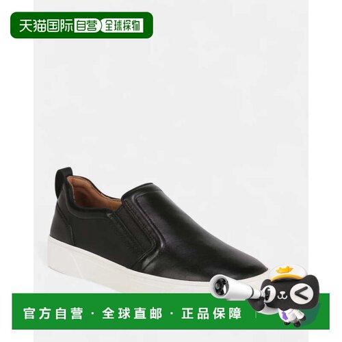 自营Vionic Kimmie I6626L3-001运动鞋女士黑色皮革单鞋HTAT1449-