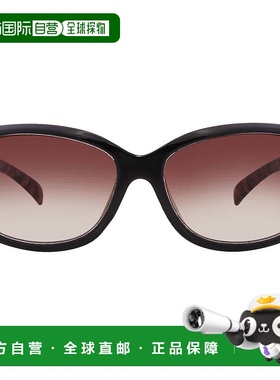 自营Nine West S03529RNJ009 Smoke Rectangular Ladies Sunglass