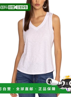 自营Johnny Was Slub Jersey Tank - bright white 美国奥莱直发