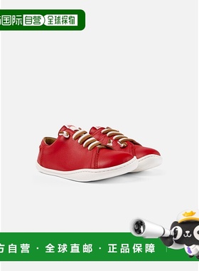 自营Camper Peu Cami女孩休闲鞋-红色 美国奥莱直发