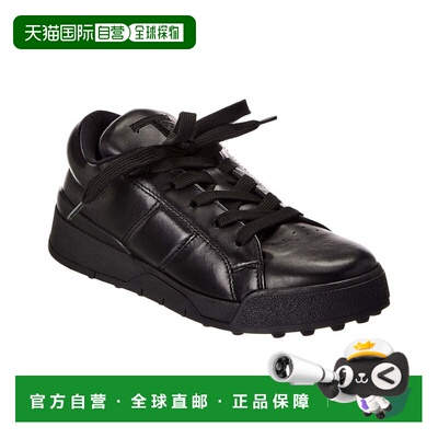 自营tod'sTODs皮革运动鞋-黑色 美国奥莱直发男鞋