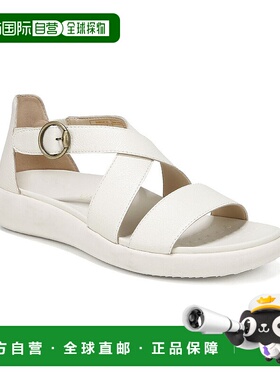 自营 Vionic Harmony Rx皮革表带-米色 美国奥莱直发厚底女鞋