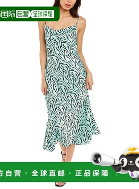 自营 Olivia Rubin Lia 吊带早秋新款连衣裙 绿色 美国奥莱直发