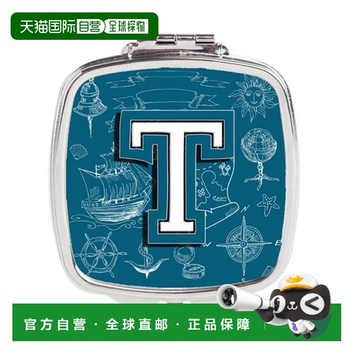 自营Carolines Treasures CJ2014-TSCM 字母 T 海涂鸦首字母正品