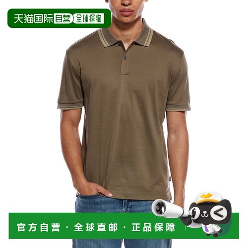 自营BOSS Hugo Boss Parlay polo衫-棕色 美国奥莱直发男装