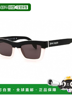 自营Palm Angels Sunglasses Cat Eye Full Rim, Black Yellow Fr