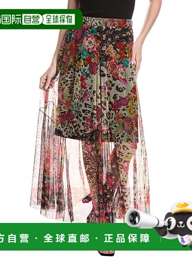 自营 Johnny Was Mazzy Patchwork Skirt - white 美国奥莱直发