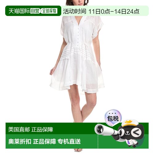 自营rag & bone Viviana Mini Dress - white 美国奥莱直发