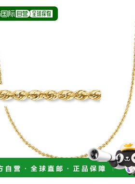 自营 Ross-Simons 2 毫米 14 节黄金绳链项链 - 16 英寸 美国奥莱