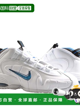自营Nike Air Max Penny 1 Home 2022白色/蓝色男子篮球鞋DV0684-
