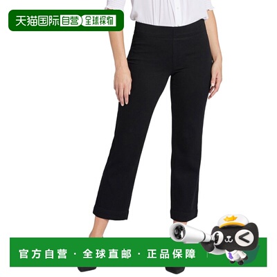 自营NYDJ Bailey Overdye Black Straight Leg Jean - black 美国