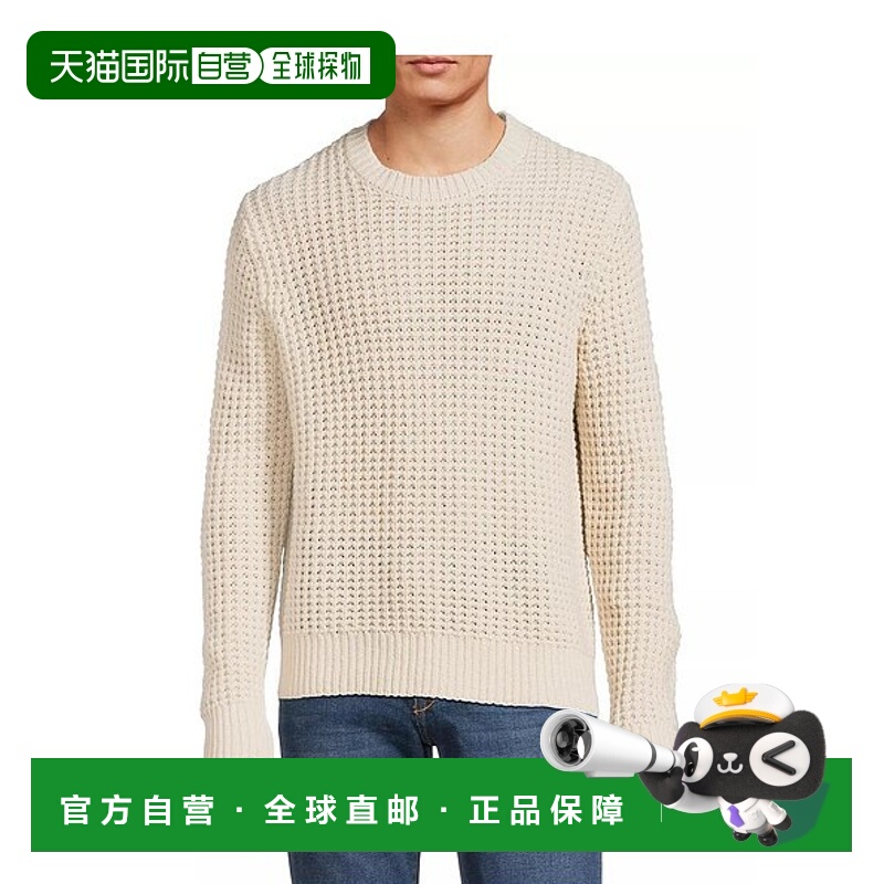 【美国直邮】vince 男士 帽衫运动夹克衫圆领长袖套头开衫毛衣