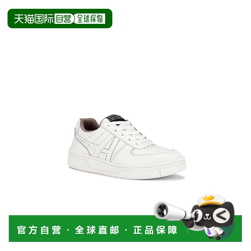 自营 all saintsAllsants Vix WF706Y运动鞋女式美国9码白色皮革Z