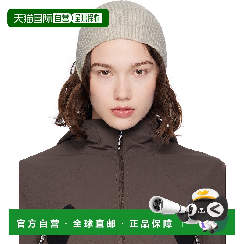 1h可退 香港直邮潮奢 Roa 女士 米色 Wavy 兜帽 RBWW202YA01针织