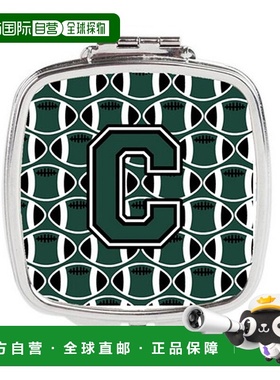 自营 Carolines Treasures CJ1071-CSCM 字母 C 足球绿色和正品