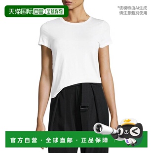 1h可退 【美国直邮】VINCE女士T恤短袖上装简约时尚 舒适透气 个