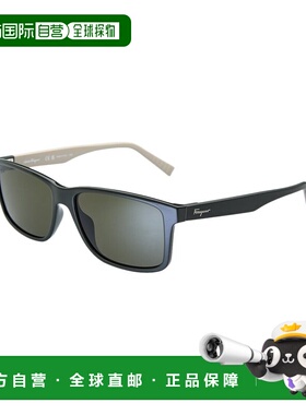 自营salvatore ferragamoFerragamo男士SF938S 57mm太阳镜-红色