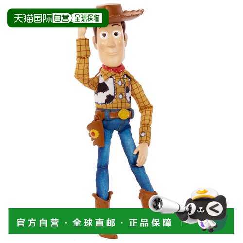 自营mattel美泰迪士尼皮克斯玩具总动员综述有趣的伍迪 美国奥莱
