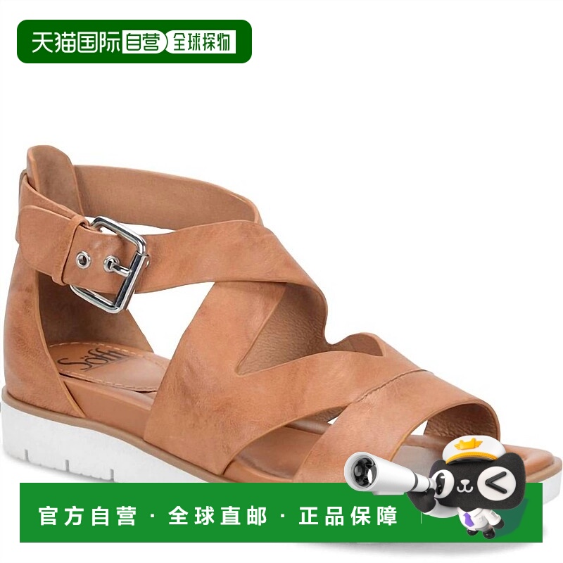 自营sofft行李中的女式Mirabelle楔形凉鞋 美国奥莱直发