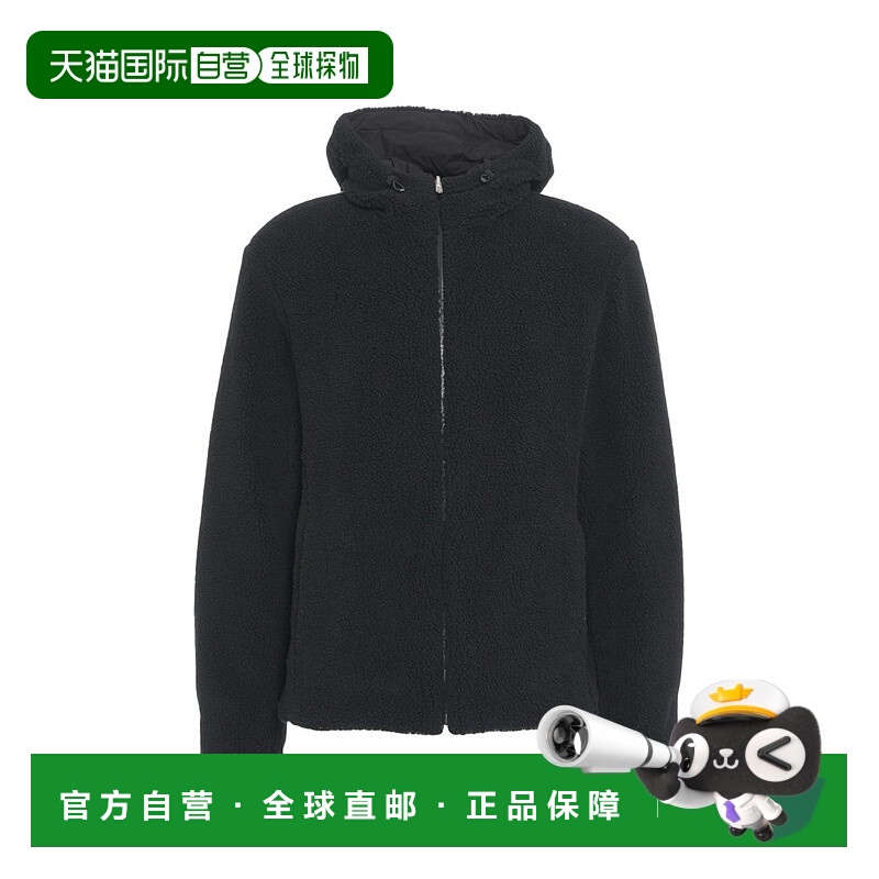 自营hernoTeddy Jacket With Drawstring Hood And Plush Texture
