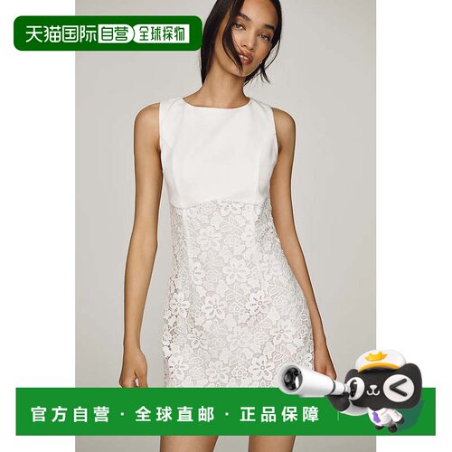 自营endless rose蕾丝迷你连衣裙-白色 美国奥莱直发