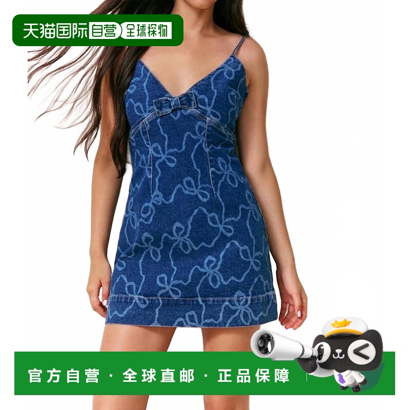 自营loveshackfancySolina Dress In Bow Chambray - bow chambra