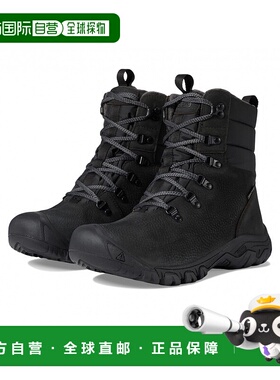 1h可退 美国直邮KEEN Greta 靴 防水 黑色/黑色户外雪地靴