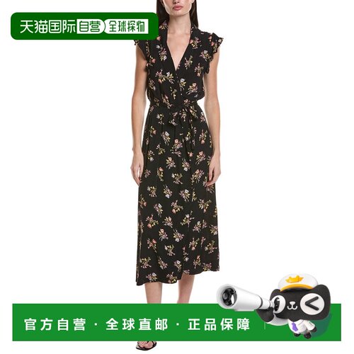 自营Saltwater Luxe Wrap Maxi Dress - black 美国奥莱直发
