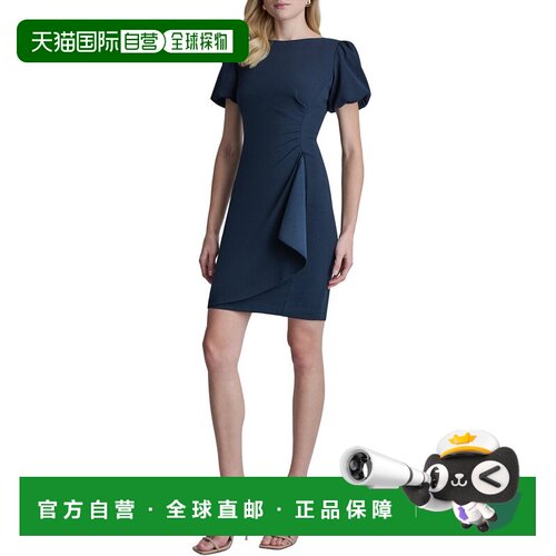 自营DKNY紧身连衣裙-午夜 美国奥莱直发