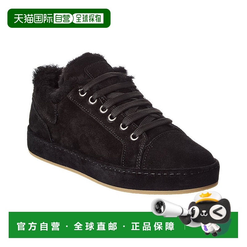 自营Giuseppe Zanotti GZ/City Suede Sneaker - black 美国奥莱