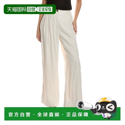 自营A.L.C. Tommy II Linen-Blend Pant - white 美国奥莱直发