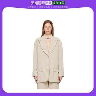 女士 studios acne 休闲西装 美国直邮 亚麻外套