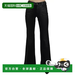 High Waist Pants Galliano Casual Washed blue 自营John Fla