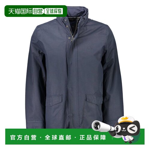 自营Gant Polyester Men's Men's Jacket - blue 美国奥莱直发