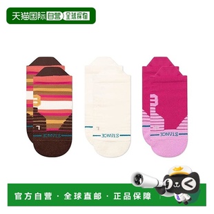 女士 Steady Flow 1h可退 三件装 stance 袜子 短袜 香港直邮潮奢