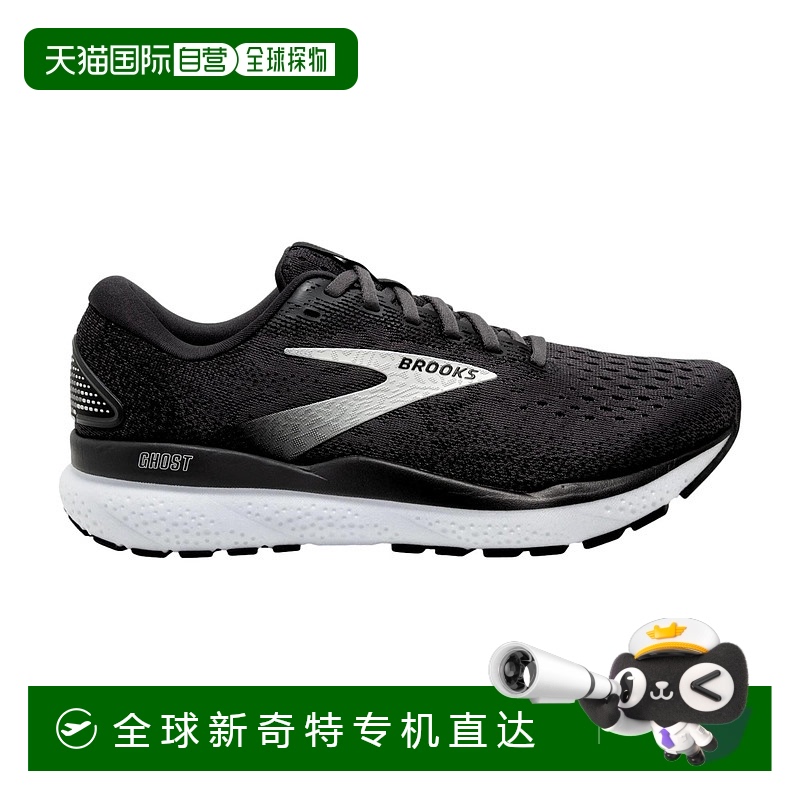 自营 brooks布鲁克斯鬼16黑色/灰色/白色120407-1B-090女式-黑色
