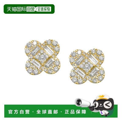 自营diana m.14K 黄金花形 1.30 克拉。吊坠 - 黄色 美国奥莱直发