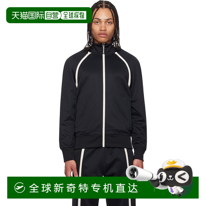 1h可退 香港直邮潮奢 Palm Angels 棕榈天使 男士 黑色 Zip Sleev