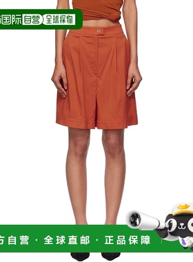 1h可退 香港直邮潮奢 MaxMara 麦斯玛拉 女士 橙色 Sultano Trous