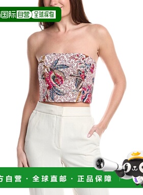 自营J.McLaughlin Gillian Blouse - red 美国奥莱直发上衣